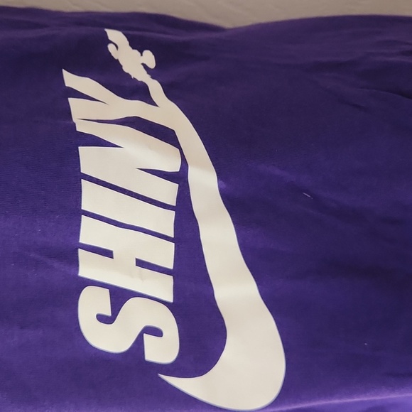 Firefly Nostalgia Shiny Purple Vneck Tshirt Large NWOT #057 - Picture 4 of 5